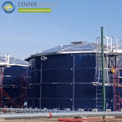 Schraubstahltanks als Silo-Speichertanks: bietet eine flexible, platzsparende vertikale Speicherlösung für Industrieanlagen.