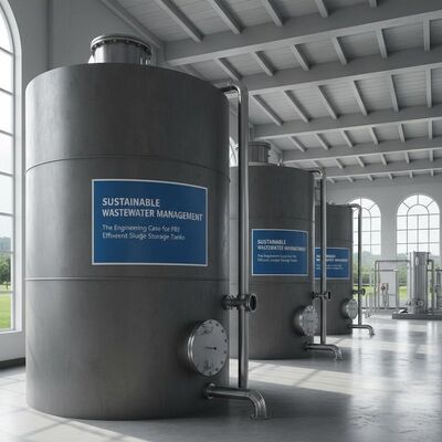 Nachhaltiges Abwassermanagement: Der technische Fall für FBE-Schlammspeichertanks