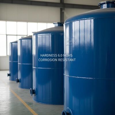 RAL5013 Kobaltblau Glas geschmolzenen Stahlbehälter mit Härte 6,0 Mohs langlebige korrosionsbeständige industrielle Lagerbehälter