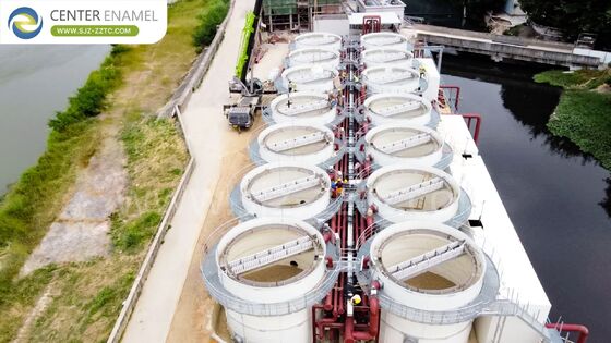 Revolutionäre Biogastechnologie: GFS-Tank + Doppelmembran-Dach für Abwasser von Schlachthäusern in Vietnam