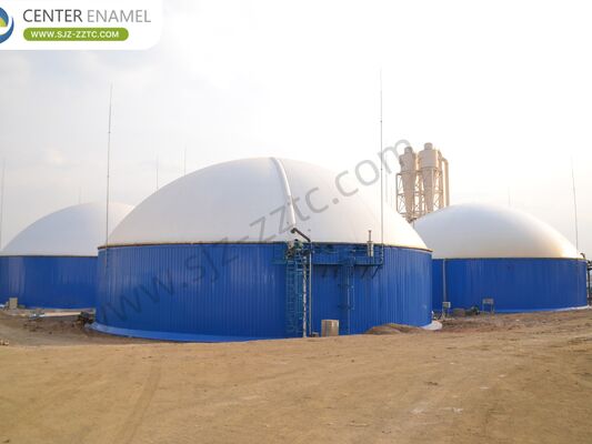 Projektentwurf für die Biogasanlage für Rindermist in Nigeria mit Hilfe der GFS-Tanklösung