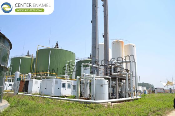 Malaysia Nahrungsmittelabfälle in Biogas mit GFS-Tanks und optimiertem Biogasanlagendesign