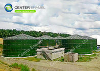 3000 Gallonen Glasverkleideter Stahlbehälter mit Doppelmembrandach für die Biogaslagerung