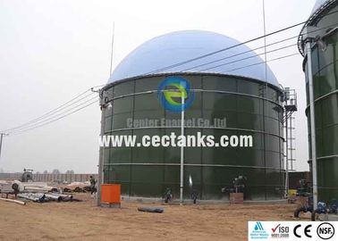 Biogasanlagen Glasfusionstanks aus Stahl als anaerober Mischreaktor
