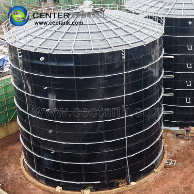 Zylindrischer Stahlwasserbehälter für das Biogasprojekt GFS