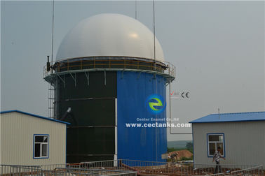 Mini-Biogas-Anaerobic Digester Tank, Glas auf Stahl geschmolzen Tank für Gas / Flüssigkeit undurchlässig