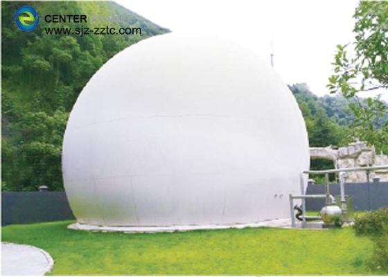 Membran-Gastank des Doppelt-20m3 für Anstrichschichtdicke des Biogas-Betriebsprojekt-0.40mm
