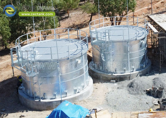 Schnellere Installationszeit Galvanisierter Stahlbehälter für Fischfarmen: Maximierung der Effizienz der Aquakultur