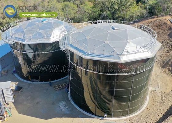 Mehr als 2000m3 Glas-Steel-Wasserbehälter mit Aluminiumdeckdach: Ingenieurwesen und Vorteile