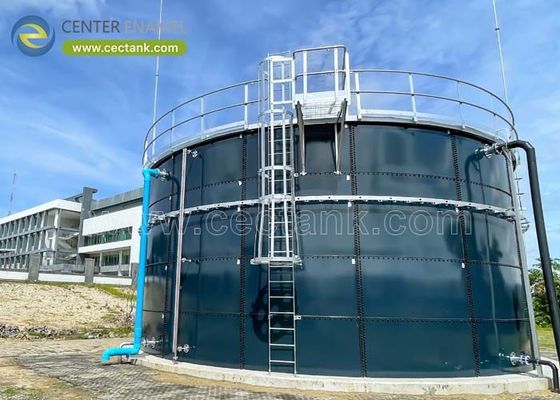 Verschraubte Trinkwasserspeichertanks aus Stahl mit Trogdeckdächern aus Aluminiumlegierung
