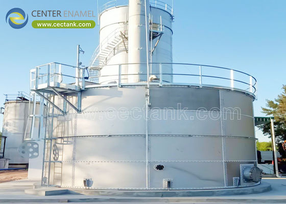 Zentrale Emaille zur Bereitstellung hochwertiger Edelstahl-mesophiler Digestertanks für eine effiziente Abfallbehandlung
