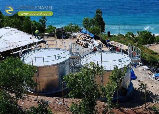 Premium hygienische galvanisierte Schraubenbehälter für die Lagerung von Rohmilch