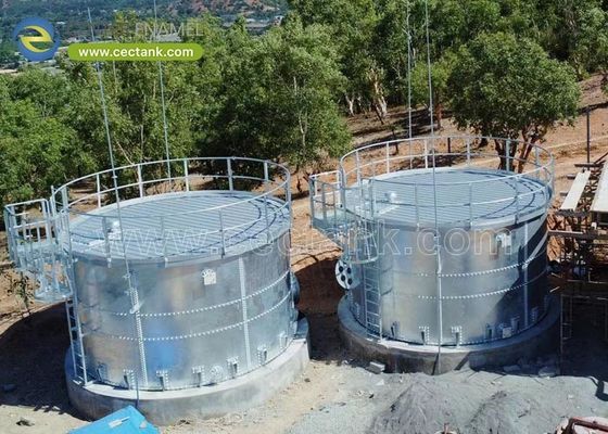 Robuste, verzinkte Stahltanks für die Fischzucht