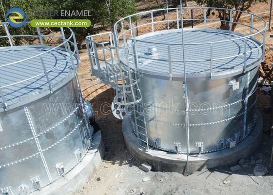 Vielseitige galvanisierte Stahltanks für die Wasserspeicherung