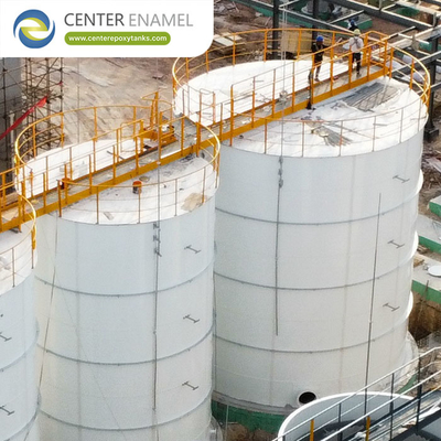Zuverlässige Epoxy-beschichtete Stahl-Gashalter-Biogasspeichertanks, die die Biogasspeicherkapazität mit integrierten Gashaltersystemen maximieren