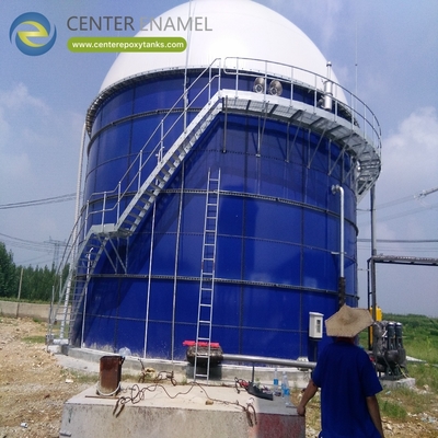 Doppelmembranische Dächer für Biogasverdauer für Hühnermüll: Verwandelt Geflügelabfälle in Biogas.