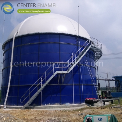 Doppelmembrandächer für Gärbehälter von Lebensmittelabfällen: Erfasst Biogas aus organischen Lebensmittelabfällen.