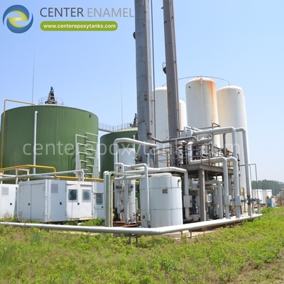 Doppelmembrandächer für Biogasfermenter: Sammeln und speichern Gärgas.