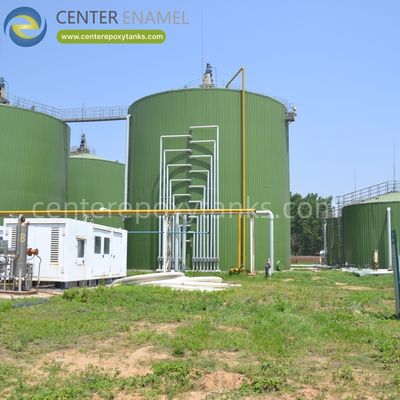 Doppelmembranartige Dächer für Nahrungsmittelabfälle und Energiepflanzen: Das Biogas wird für die Energieerzeugung eingesetzt.