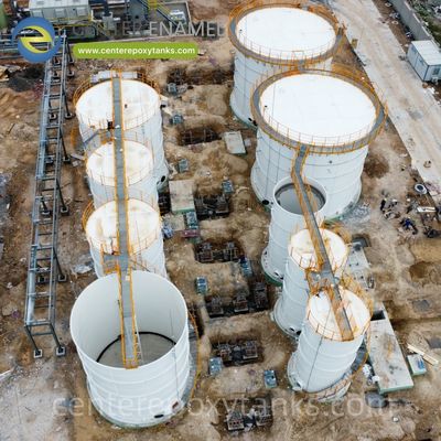 Mit Fusions-Bonding-Epoxidharz beschichteter Tank für Schlammentwässerung: Bietet eine robuste, korrosionsbeständige Speicherlösung für konzentrierte Feststoffe.