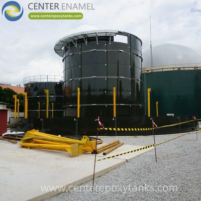 Biogas-Speicherballon für einen Methanfermenter-Tank: Die flexible Kappe zur Sammlung von methanreichem Gas