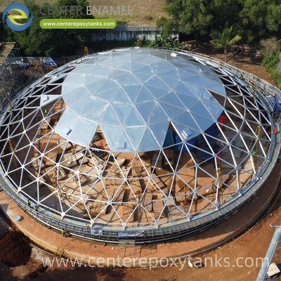 Aluminium-Kuppel für Rohwassertank: Verhindert Algenwachstum und erhält die Wasserreinheit vor der Aufbereitung