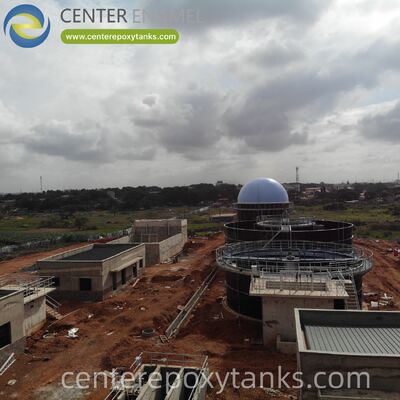 Doppelmembraner Biogashalter für Biogas aus dem Biomasseverdauungsprojekt: Bietet die notwendige Volumenstabilisierung zur Steuerung der kontinuierlichen oder Chargeverdauerausgabe