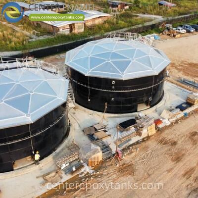 Aluminum Geodesic Dome Roof for Welded Stainless Steel Finished Fuel Storage Tanks: Eliminates the Risk of Contamination and Preserves the High Quality of Refined Products