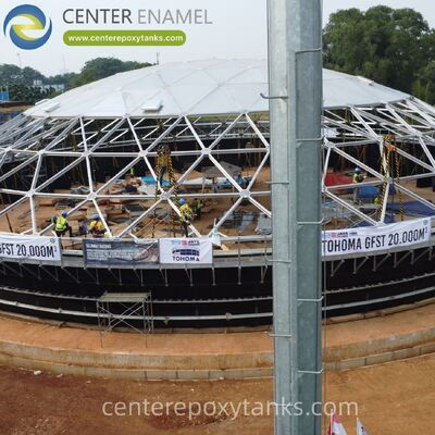 Aluminiumkuppeldach für geschweißte petrochemische Lagerbehälter aus Edelstahl: bietet eine überlegene Korrosionsbeständigkeit gegen aggressive chemische Dämpfe und industrielle Umgebungen