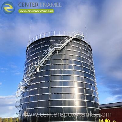 Epoxygebundene Stahlschraubtanks als Fermentationstanks für Lebensmittelabfälle: Robuste Verdauungsschiffe für organische Zersetzung und Biogasansammlung.