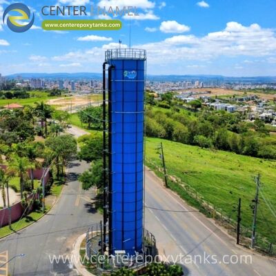 Schraubstahltanks als industrielle Speichertanks: bietet eine modulare und schwere Lösung für verschiedene Flüssigkeitsbedürfnisse in Fabriken.