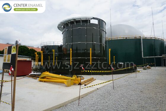 Weiterentwicklung der Biogastechnologie: GFS-Tanker+Doppelmembrandach für Abwasser von Schlachthöfen in Nigeria