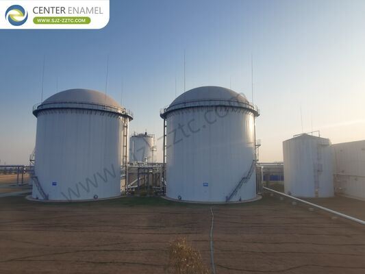 Indien Baustoff-Biogas-Projekt-Auftragnehmer mit GFS-Tanklösung