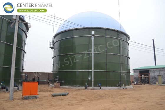 Biogas Power Plant with GFS Tanks for Morocco Silage Straw into Biogas