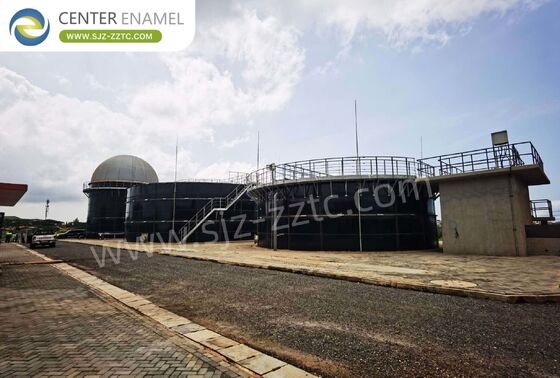 Zuverlässige Biogasanlagenkonstruktion mit GFS-Tanks für die Behandlung von Haushaltsabfällen in Pakistan