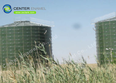 Glatte glänzende Glas-Geschmolzen Stahltanks Größe 2400mm X 1200 M Einfach zu installieren