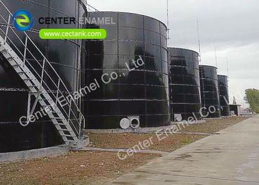 Glas auf Stahl geschmolzen Schrauben Abwasserspeicher für Biogasanlagen, Abwasserbehandlungsanlagen