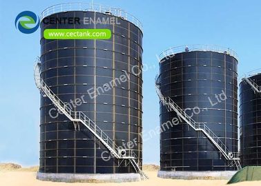 Biogassspeicher aus geschraubtem Stahl mit Ein- und Doppelmembrandach