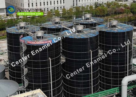 2.4M * 1.2M Biogasspeicher mit Doppelmembrandach oder Emailledach