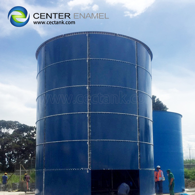 12 mm Stahlplatten Verdauungstanks für Lebensmittelabfall Biogasprojekt