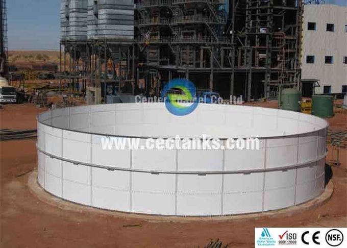 Biogasanlage Glas-Fusionsstahltanks Hochleistungs 6,0 Mohs-Härte 0
