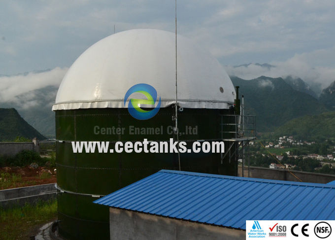 Biogasanlage mit Doppelmembrandach 50000 / 50k Gallonen Wasseranlagen Farbe angepasst 0