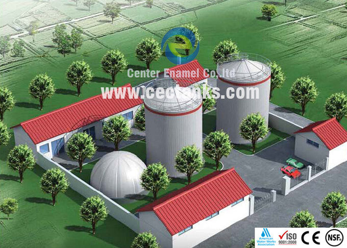 Biogasanlage Anaerober Verdauer Biogasspeicher 0