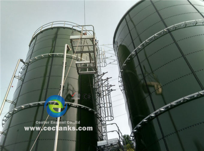 Mini-Biogas-Anaerobic Digester Tank, Glas auf Stahl geschmolzen Tank für Gas / Flüssigkeit undurchlässig 3