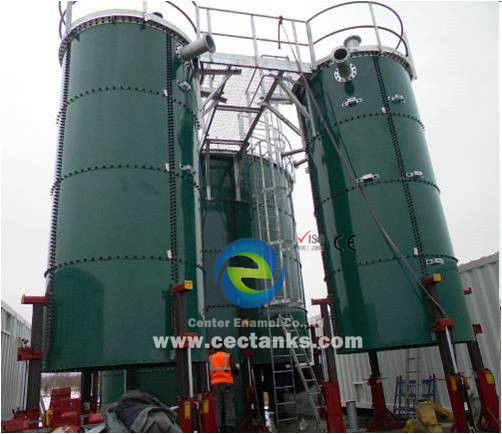 Übertragung und Erweiterung von Glas-Geschmolzenen Stahlbehältern für Seepipelines mit ART 310-Stahlplatte ISO9001 1